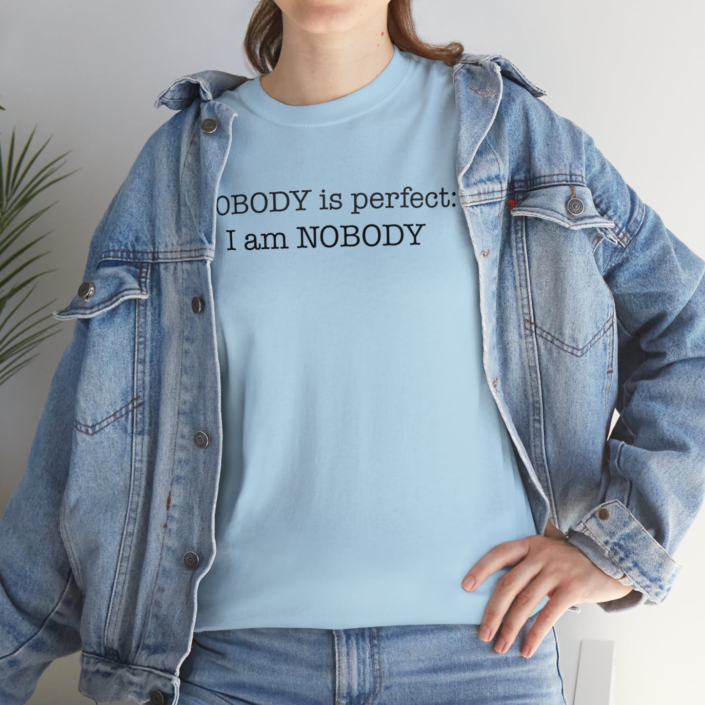 Nobody is perfect